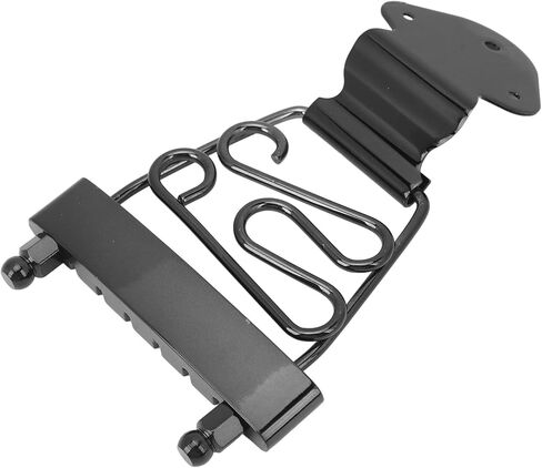 قطعة خلفية من 6 أوتار للجيتار على شكل ترابيز لجيتار الجاز من آرتشتوب، قطعة بديلة لجسر معدني بارتفاع قابل للتعديل للجيتار والباس (فضي) in Kuwait