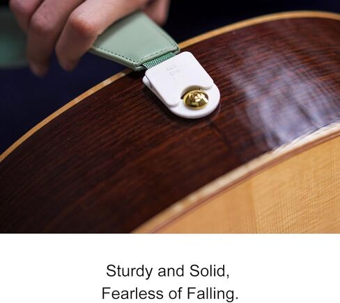 TOM Guitar Strap, Quick-Lock Sturdy Silicone Buckle,Fearless of Falling,Non-Scratch Design for Acoustic/Electric/Bass Guitars in Kuwait