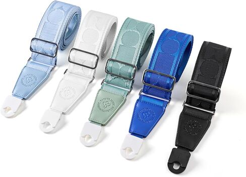 TOM Guitar Strap, Quick-Lock Sturdy Silicone Buckle,Fearless of Falling,Non-Scratch Design for Acoustic/Electric/Bass Guitars in Kuwait