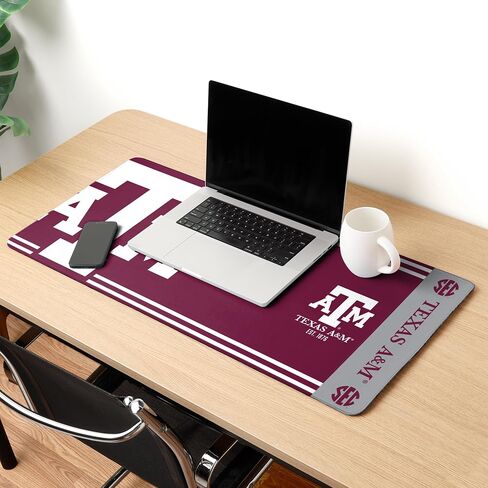 FOCO NCAA Official Established Primary Logo Wordmark Home Office Desk Pad Mouse Pad Mat 35" x 16" (Michigan Wolverines, Michigan Wolverines) in Saudi Arabia