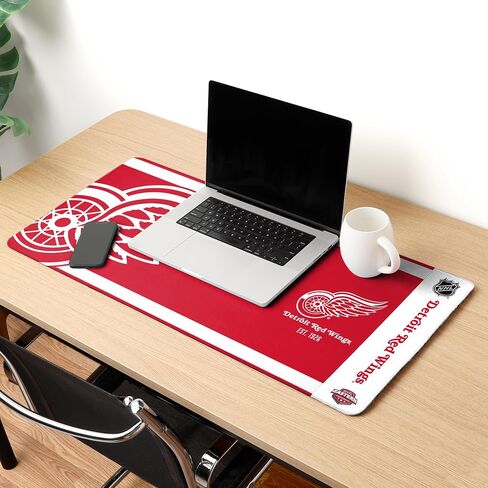 FOCO NHL شعار أساسي مؤسس رسميًا Wordmark Home Office Desk Pad Mouse Mat Mat 35" x 16" (Boston Bruins, Boston Bruins) in Saudi Arabia