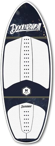 Doomswell Hydro 4'8" Wakesurf Board - خفيف، هجين عالي الأداء مع خيار 3 زعانف، مصبوب بالضغط - لوح تزلج للرجال والنساء، رائع للمبتدئين والراكبين المتقدمين. in Saudi Arabia