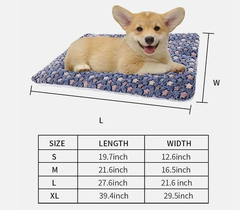 Super Soft Pet Box Mat - Comfortable Dog Bed with Cute Star Print | Washable Dog Nest Mat Suitable for Dogs (Small/Medium/Large) and Cats (Medium（21.6in*16.5in）) in Saudi Arabia