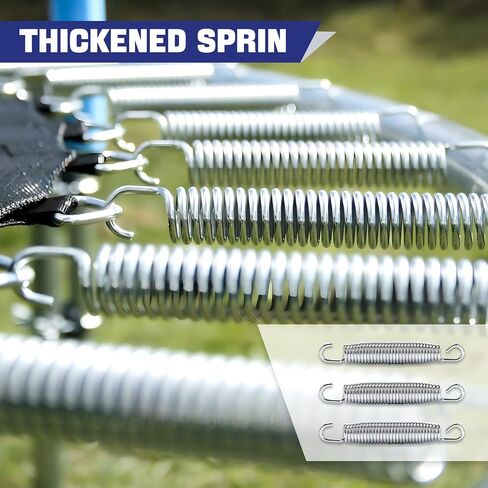 72pcs Heavy Duty Trampoline Springs Replacement Kit - 5.5 Inch Galvanized Steel Springs with Puller Tool - Compatible with Various Models of Trampoline Universal Accessories in Saudi Arabia