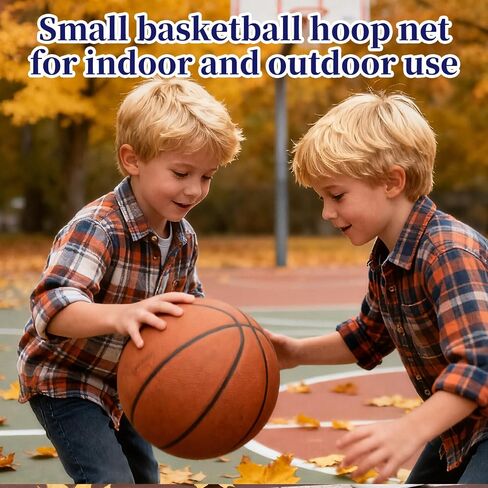 Mini Basketball Net Replacement - 3 Pack 8 Loop Small Indoor Outdoor Net for 8"-10.25" Hoops, PP Basketball Hoop Net Rim Nets, Rainproof Nets Suitable for Doors and Walls(White) in Saudi Arabia