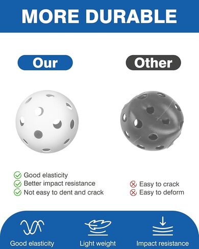 35 Pack Practice Golf Balls Limited Flight Plastic Golf Balls 42mm Practice Golf Balls for Backyard Golf Training Balls for Swing Practice, Airflow Hollow (Multiple Colors) in Saudi Arabia