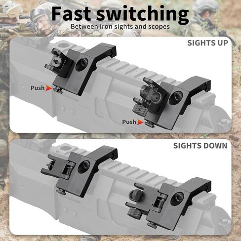 45 درجة إزاحة الوجه لأعلى مشاهد الحديد الانتقال السريع مشاهد النسخ الاحتياطي الأمامي والخلفي in Kuwait