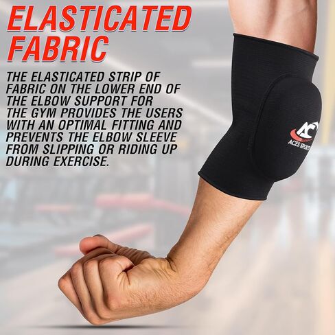 1 PRS Aces Sports Elbow Pads ,Protective Gear for MMA, Kickboxing, Muay Thai, Martial Arts, Volleyball in Saudi Arabia
