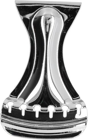 Guitar Tailpiece, Silver 6 String Guitar Trapeze Tailpiece Bridge Acoustic Guitar Trapeze Tailpiece Metal Material Silver Color 6 String Bridge Accessories with Mounting Screw in Saudi Arabia