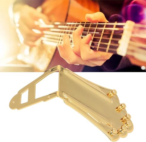 قطعة غيار للغيتار من المعدن الصلب 6 أوتار تصميم شبه منحرف لجيتار الجاز Archtop رنين الصوت المعزز in Saudi Arabia