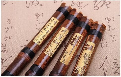 Black Bamboo professional performance level Xiao traditional Musical Instrument Chinese vertical flute (G Key) in Saudi Arabia