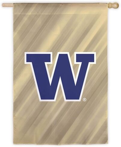 علم Team Sports America Washington Huskies مزدوج الجوانب من الجلد السويدي، 29 بوصة × 43 بوصة in Saudi Arabia
