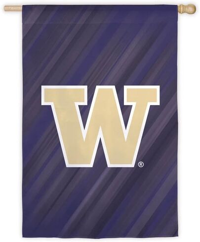 علم Team Sports America Washington Huskies مزدوج الجوانب من الجلد السويدي، 29 بوصة × 43 بوصة in Saudi Arabia