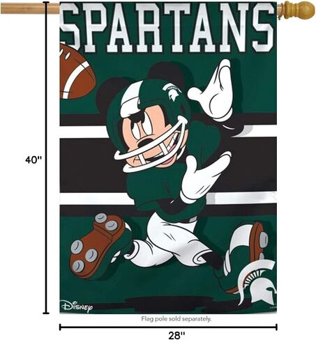NCAA Michigan State University 8235211782352117, Multicolor, 28" x 40" in Saudi Arabia