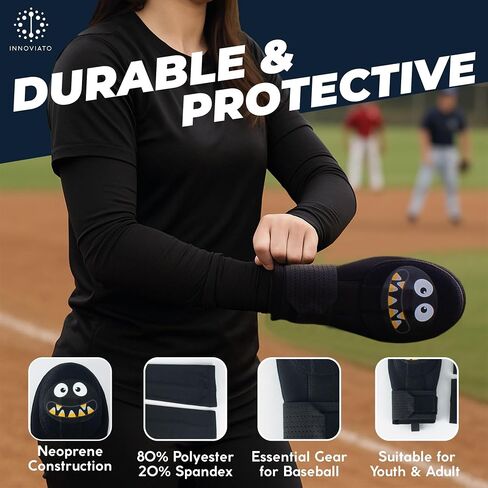 Sliding Mitt Baseball Softball Youth Adult Arm Sleeve Kit for Runners and Base Stealers - Baseball Sliding Mitt Youth in Saudi Arabia