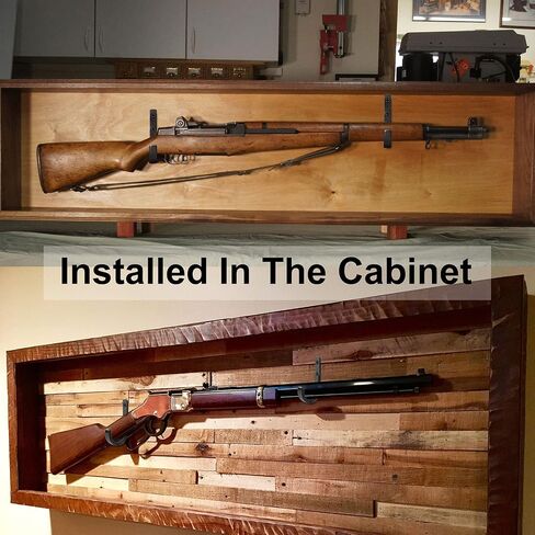 GOHIKING Gun Rack Storage Rifles Shotgun Hooks Wall Mount Hangers for Any Rifles Shotguns Archery Bow with Soft Padding and Heavy Duty Steel… in Saudi Arabia