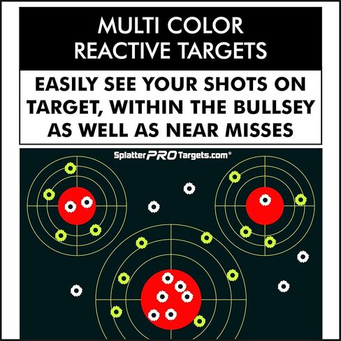 12x12 Splatter Targets. Shots Burst with a Bright Splatter Upon Impact. Instantly See Your Shots. in Kuwait