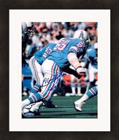 Autograph Warehouse 376929 8 x 10 in. Elvin Bethea Autographed Inscribed HOF 03 Matted & Framed Photo in Saudi Arabia