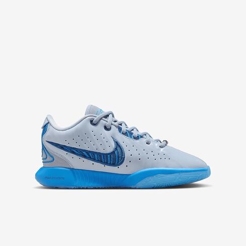 حذاء كرة السلة Lebron XXI Big Kids (FV1210-400، Light Armory Blue/Blue Hero/Ashen Slate/Court Blue) مقاس 5 in Saudi Arabia