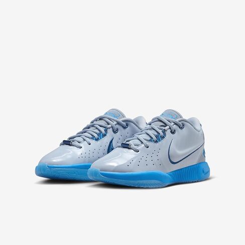 حذاء كرة السلة Lebron XXI Big Kids (FV1210-400، Light Armory Blue/Blue Hero/Ashen Slate/Court Blue) مقاس 5 in Saudi Arabia
