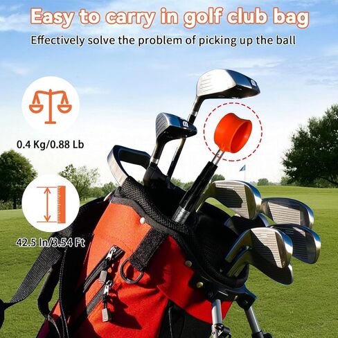 SPEENSUN Golf Ball Retriever Telescopic,Golf Ball Water Retriever,Max 12Ft Lightweight Aluminum Alloy Golf Ball Grabber,Not Easy to Break and No Corrosion Golf Ball Retriever for Water and Bushes in Kuwait