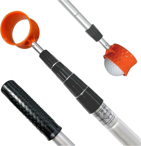 SPEENSUN Golf Ball Retriever Telescopic,Golf Ball Water Retriever,Max 12Ft Lightweight Aluminum Alloy Golf Ball Grabber,Not Easy to Break and No Corrosion Golf Ball Retriever for Water and Bushes in Kuwait