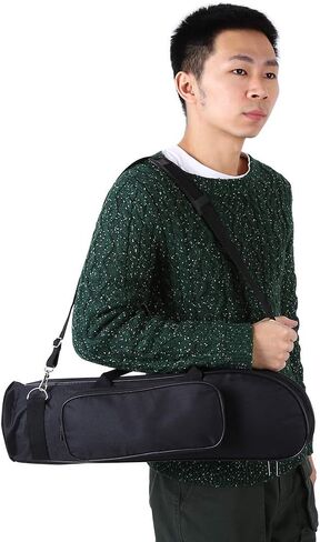 Alomejor Trumpet Bag Oxford Cloth Shockproof Trumpet Case with Shoulder Strap and Gripped Handle for Trumpeter(Black) in Saudi Arabia