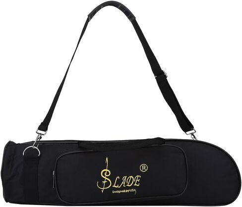 Alomejor Trumpet Bag Oxford Cloth Shockproof Trumpet Case with Shoulder Strap and Gripped Handle for Trumpeter(Black) in Saudi Arabia