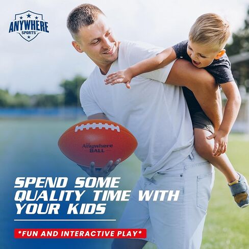 Anywhere Sports - كرة قدم صامتة - إسفنجة إسفنجية للأطفال فائقة النعومة لكرة القدم للصغار - برتقالي in Kuwait