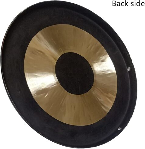 أدوات قرع RUIMIMI Gong، غونغ نحاسي صيني مع مضرب خشبي 11.8 بوصة (30 سم)، مكتب غونغ كبير للتأمل مع مطرقة (11.8 بوصة) in Kuwait