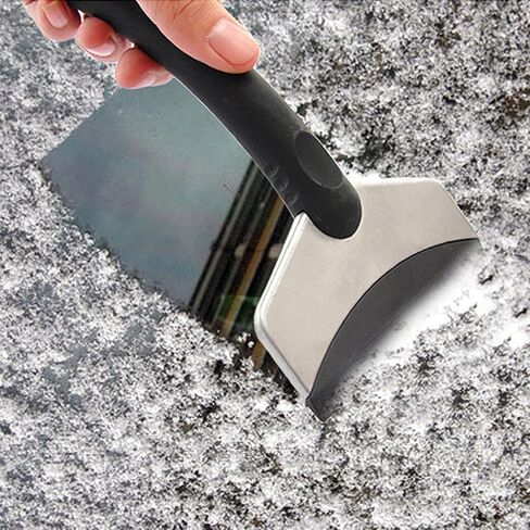 Compact Stainless Steel Snow Shovel for Car Windshield and Window Cleaning, Durable and Portable Design in Saudi Arabia