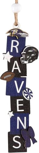 FOCO NFL Dallas Cowboys Wooden Tile Ornament – Officially Licensed Holiday Decoration in Saudi Arabia