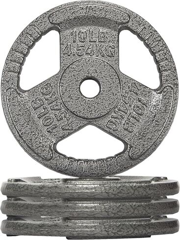 Fitvids Cast Iron 1-Inch Standard Weight Plate for Strength Training & Weightlifting, Multiple Weights Available in Saudi Arabia