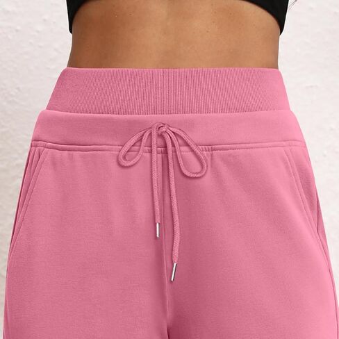 Wide Leg Sweatpants for Women Drawstring High Waisted Lounge Pants with Pockets Baggy Workout Pants Athletic Joggers in Saudi Arabia