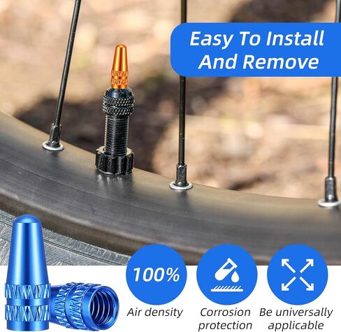 20 Pieces Presta Valve Caps, 10 Colors Bike Valve Cap, Presta Valve Stem Cap Dust Covers Aluminum Bike Tire Caps French Bicycle Air Tire Caps in Saudi Arabia