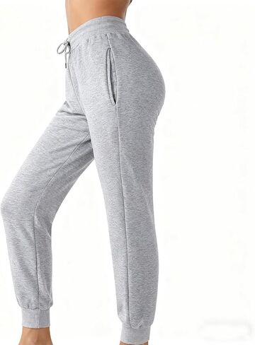Joggers for Women Lightweight Cuffed Ankles Comfort Womens Sweatpants with Pockets Fall Sweat Pants Workout Jounge in Saudi Arabia