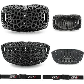 GY Hockey 3D Printed Chin Cup & Chinstrap Set 2 Styles Sport Helmet Chin Pad Guard Replacements Hockey Helmet Accessories Lightweight Breathable in Saudi Arabia