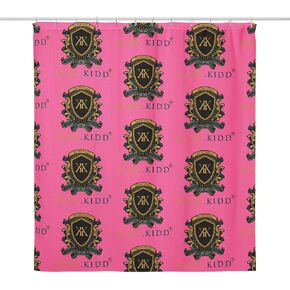King.Kidd Ladies First Collection Shower Curtain for Bathroom, 71 x 74 Inches (180 x 188 cm), Water-Resistant, 100% Polyester, 12 Eyelets in Saudi Arabia