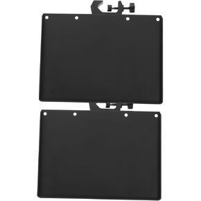 Toyvian 2pcs Abs Microphone Stand Tray with Clamp Holder Sound Storage Rack for Live Broadcast Karaoke Recording Studio Accessories Organizer Black in Saudi Arabia