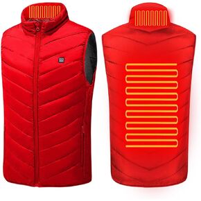 Heated Vest Women and Men Lightweight Warm Waistcoat Puffer Classic Heating Vest with USB-C Rechargeable not Battery in Saudi Arabia