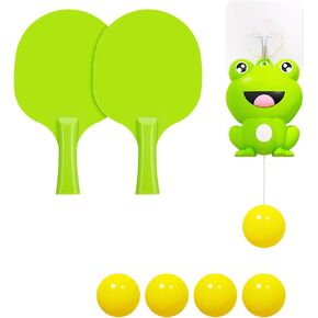 Hanging Table Tennis Trainer Starter Kit, Portable Ping Pong Paddle Set for Kids with Racket and Balls, Parent-Child Door Pong Game Exerciser for Outdoor & Indoor Games in Saudi Arabia