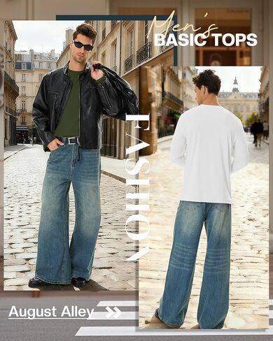 3 Pcs Mens Big and Tall Thermal Shirts Long Sleeve Crew Neck Base Layer Casual Fleece Plus Size Warm Sweatshirts in Saudi Arabia