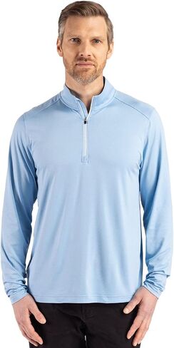 Cutter & Buck Mens Cutter & Buck Coastline Epic Comfort Recycled Mens Quarter Zip in Saudi Arabia