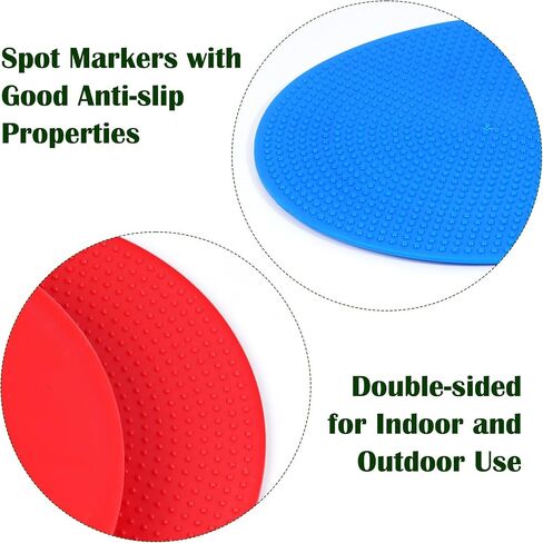 12 Pcs 4inch Spot Markers for Agility Dot for Training, Dance, Round Multiple Color Non-Slip Spot Marker in Saudi Arabia
