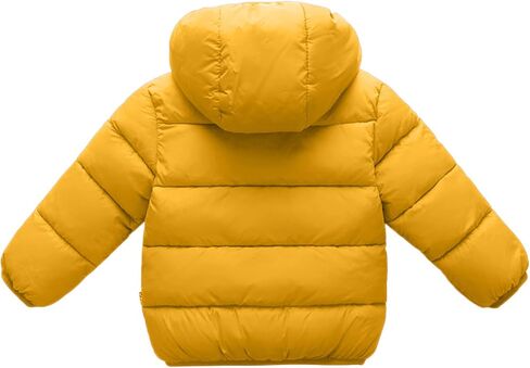 Boys Winter Coat Loose Parka Puffer Down Jackets Cute Zip Up Fall Coat Fleece With Hood Quilted Clothes With Pockets in Saudi Arabia