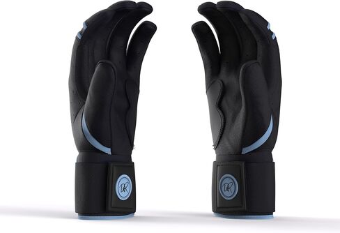 Drip & Rip Baller Series - Youth Batting Gloves + Adult Batting Gloves - for Softball and Baseball - Long Cuff Leather Style for Adult and Youth in Saudi Arabia