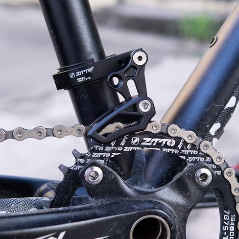 Bike Chain Guide for Single Speed Bikes, 35mm Chainring, High Strength Aluminum Alloy Chain Retention System in Saudi Arabia