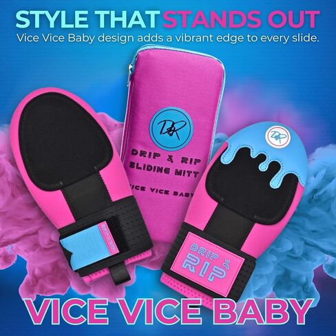 Drip & Rip Sliding Mitt Youth for Baseball & Softball - Ice Cream Sliding Mit Design with Hand Protection - Base Running, Breathable, Durable, Ambidextrous - Ages 10+ in Kuwait