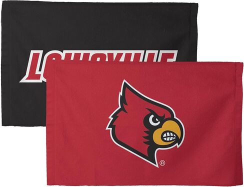 Louisville Cardinals شعار الرابطة الوطنية لرياضة الجامعات (NCAA)، عبوة من 2 منشفة مروحة مقاس 16 × 25 بوصة in Kuwait