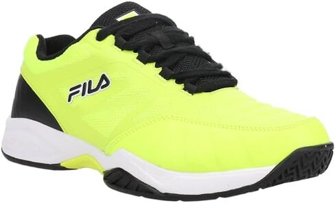 Fila Kids Boys Axilus Lace Up Tennis Sneakers Shoes - Yellow - Size 2.5 M in Saudi Arabia